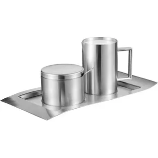 ESMEYER Milch- und Zucker-Set WAVE silber