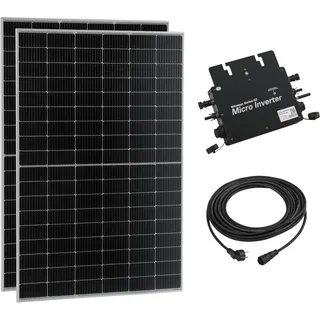 [pro.tec]® Brusson polykristallin 800 W inkl. Inverter 400 W