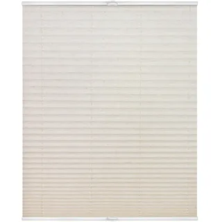 Lichtblick Plissee Klemmfix 60 x 210 cm beige/weiß