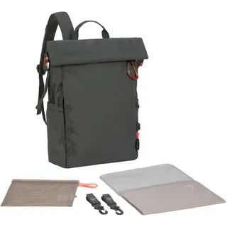 Lässig Outdoor Rolltop Backpack dunkelgrün