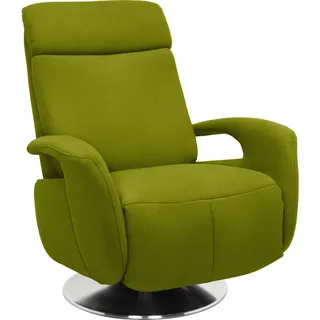 Beldomo System Relaxsessel , Limette , Metall , Uni , 84x109x88 cm , Made in Eu , Relaxfunktion , Wohnzimmer, Sessel, Relaxsessel