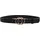 Damengürtel Faux Leather schwarz/gold 85