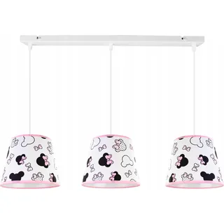 Loft Deckenhängelampe Für Kinder, Led-Lampenschirm - Weiß, Rosa