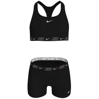 Nike Swim Logo Tape Racerback Bikini - Black - 6-7 Jahre