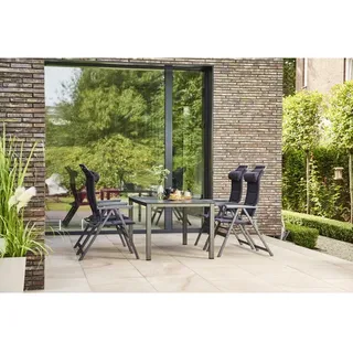 Siena Garden Garten-Essgruppe 5-tlg. Grau