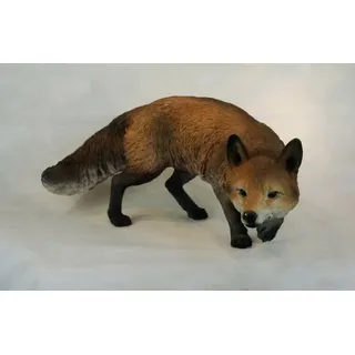 Gartenfigur Fuchs ca. 60cm lang 2283 Haus Garten lebensecht Figur (Gr. Lebensgroß) - mehrfarbig - Lebensgroß