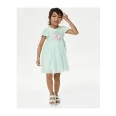 M&S Collection Robe 100% coton à motif Peppa PigTM (du2 au 8ans) - Light Green, Light Green - 2-3 Y