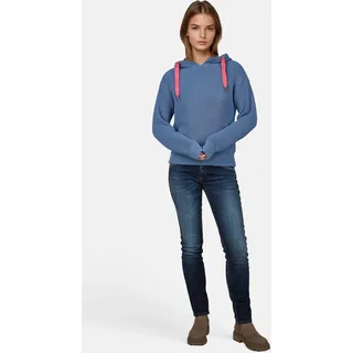 Kapuzenpullover SALZHAUT "Hoodie Task", Damen, Gr. XS, blau (ice blau), Obermaterial: 100% Baumwolle CO., Pullover Kapuzenpullover