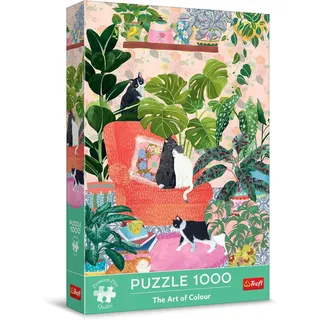 Trefl Premium Plus Quality - Puzzle The Art of Colour: Zuhause ist es doch am schönsten - 1000 Elemente, Serie voller Farben, Ideale Anpassung der Teile, für Erwachsene und Kinder ab 12 Jahren