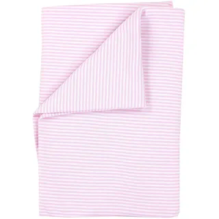 TupTam Babydecke, "Einschlagdecke Baby Pucktuch Babydecke", streifenmuster rosa
