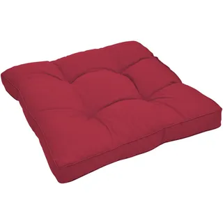 Beautissu Sitzkissen 40 x 40 x 10 cm rot 1 St.