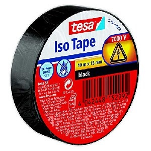 tesa Isolierband 10m x 15mm (schwarz) um 1,26 € statt 1,85 €