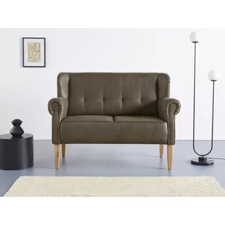 Home Affaire Küchensofa Mikrofaser 2-Sitzer Grün