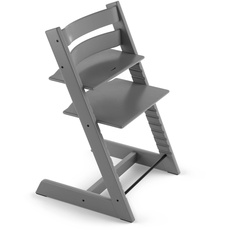 Tripp Trapp Stuhl von Stokke, Storm Grey – Verstellbarer, anpassbarer Stuhl für Kleinkinder, Kinder & Erwachsene – Praktisch, bequem & ergonomisch – Klassisches Design