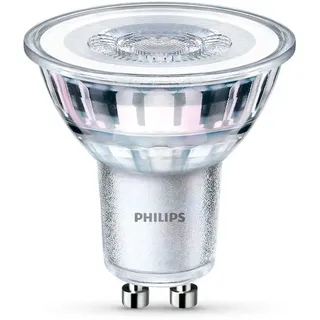 Philips LED Classic GU10 Lampen, 6er-Pack, 50W, Reflektor LED Spots, Kaltweißes Licht, Energiesparend, Nicht Dimmbar