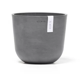 Ecopots Pflanztopf Oslo Mini Grau 19 cm x 16,5 cm