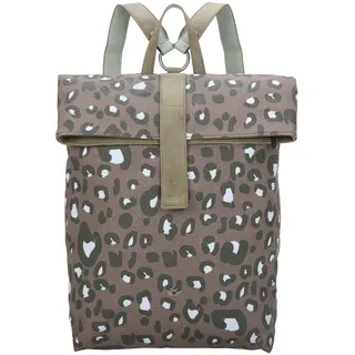 Fritzi aus Preußen Izzy03 Canvas Leo Jungle Rucksack Grün