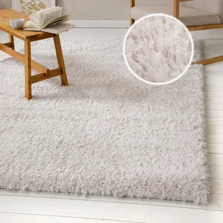 otto home »Josetta, auch als Läufer erhältlich« rechteckig 50 mm Höhe Langflor, Shaggy, dichter weicher Hochflor, uni farben, Wohnzimmer,