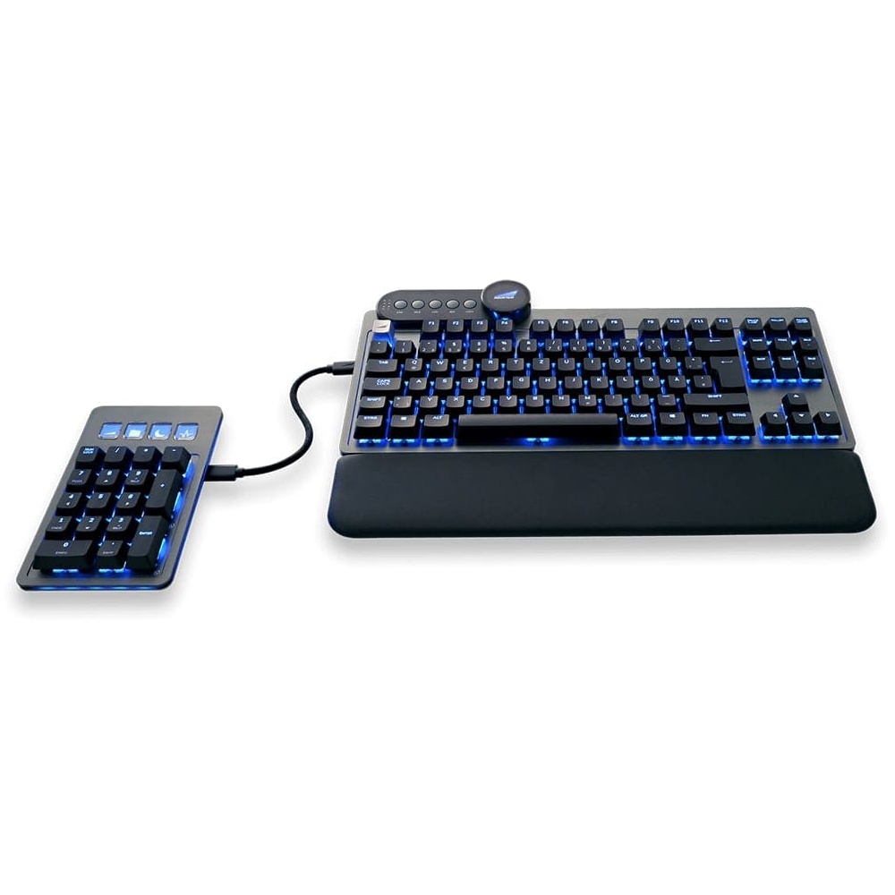 Bild von Everest Max Gunmetal Gray, LEDs RGB, MX BLUE, USB, DE (MG-EVK1G-CB1-DE)