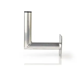 Nedis - Satelliten-Wandhalterung - Satellitenschüssel - Antennen - L-förmig - 250 mm - Maximale Schüsselgröße: 100 cm - Aluminium - Silber