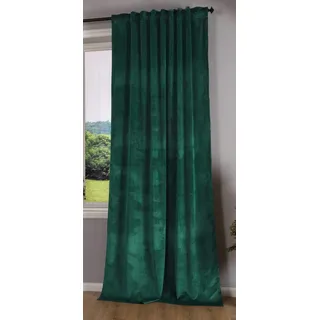 Gardinenbox Milano verdeckte Schlaufen 135 x 280 cm grün