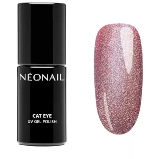 NeoNail Professional NEONAIL UV Nagellack 7,2 ml Rot Blush Sky Cat Eye NEONAIL Farben UV Lack Glitter Gel Nägel Nageldesign Shellack