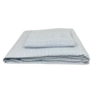 Town & Country Newport Bettbezug - 140 x 220 cm - Stripe - Blue - Blau