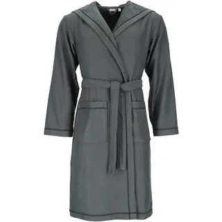 Esprit Unisex Bademantel in anthracite & Spa, Hotelbademantel, Morgenmantel«, 1 Stk. Bunte Ziernähte