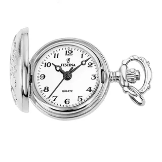 Festina Taschenuhr Damen Edelstahl 316L - Quarzwerk - Damenuhr - Glas hochresistent F2032/1