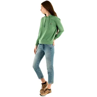 ONLY Damen Onlnoomi L/S Logo Noos Hooded Sweatshirt, Dark Ivy, S EU