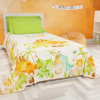 PETTI Artigiani Italiani - Tagesdecke für Einzelbett für Frühling und Sommer, leichte Einzelbettdecke, Bettdecke, Kinder 01, 100% Made in Italy