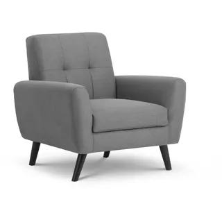 Julian Bowen Monza Kompakter Retro-Stuhl, Grau