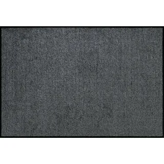 Erwin Müller Fußmatte Mainz, Schmutzfangmatte, Sauberlaufmatte Uni hellgrau Größe 50x75 cm - rutschfest, pflegeleicht, für Fußbodenheizung geeignet (weitere Farben, Größen)