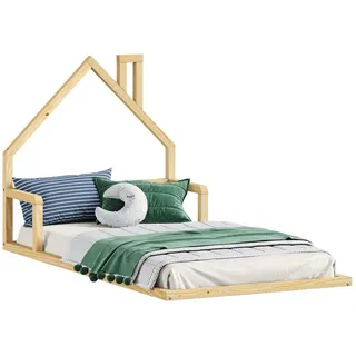 Idimex Kinderbett Eloa 90 x 200 cm Kiefer lackiert natur/beige