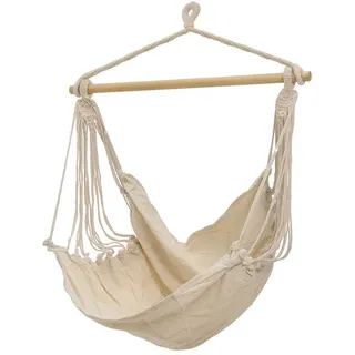 zeitzone Klassicher Hängesessel Hängesitz Hängeschaukel Beige 100x128cm
