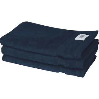 Schöner Wohnen Cuddly Gästehandtuch 30 x 50 cm blau 3 St.