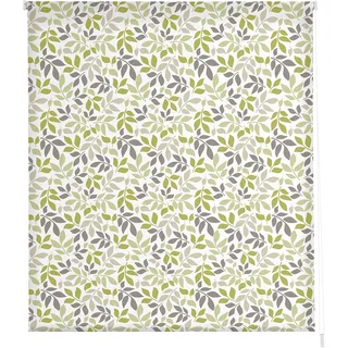 Estoralis | Blumen und PFLANZER | Modernes Design-Rollo | Digital bedruckter Stoff | F-1561 | 160 x 180 cm. (Breite/Höhe) Stoffgröße 157 x 175 cm. | Rollos für Fenster und Türen