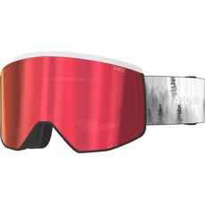 ATOMIC FOUR PRO HD Skibrille - Maverick - Skibrillen mit kontrastreichen Farben - Hochwertig verspiegelte Snowboardbrille - Brille mit Live Fit Rahmen - Skibrille für Brillenträger