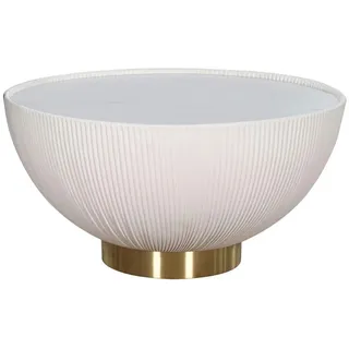 furnlux Modig Weiß/Gold Marmor 70 x 36 x 70 cm