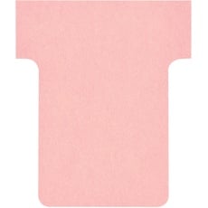 Nobo Kartentafel Zubehör T-Karten, Größe 1.5, 100 Stück, pink