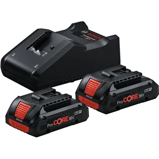Bosch Professional Starterset ProCORE 18V, 4.0Ah, Li-Ionen (1600A01BA3)