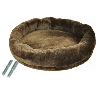 nanook shop Liegeplatte Liegemulde 50 cm Ø braun