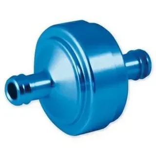 A-Pro Universal In line Kraftstofffilter Roller Motorrad Quad 8 mm Benzin Filter Blau