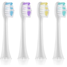 4 Stück Ersatzbürsten ist nur Kompatibel mit Callysonic Schallzahnbürste H31 / H49, 7x mehr Plaqueentfernung für optimale Zahnpflege, Weiß