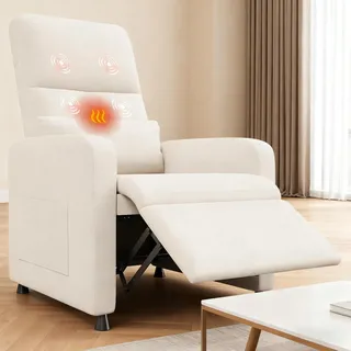 IDEALHOUSE Relaxsessel Fernsehsessel Elektrisch, Massagesessel | mit aufstehhilfe, Relaxsessel Massagesessel mit Wärmefunktion,USB-Anschluss, bis 180kg TV Sessel für Wohnzimmer
