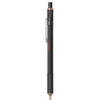 Rotring 800 Kugelschreiber | mittlere Spitze | Schwarze Tinte | Schwarze Schaft | nachfüllbar