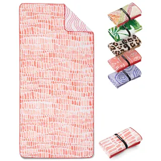 Fit-Flip Strandtuch XXL - Mikrofaser Badetuch - Strandtücher leicht und schnelltrocknend - 100% recyceltes Mikrofaser Handtuch - Strandhandtuch zum Baden (Dunes 160x90cm)