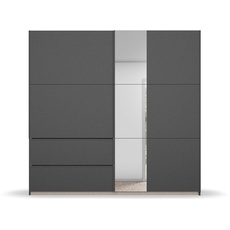 Bild Möbel Schiebetürenschrank, grau - 218x210x59 cm
