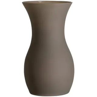 Ritzenhoff Breker Vase , Braun , Glas , 14x25x14 cm , zum Stellen, auch für frische Blumen geeignet , Dekoration, Vasen, Glasvasen