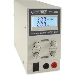 ChiliTec Labornetzgerät CTL-3003, 0...30 V / 0...3 A, LCD